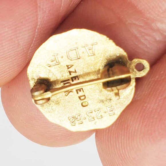 Vintage 10K Yellow Gold Oliver Tire & Rubber Co. OR CO Years of Service Pin - Picture 5 of 6